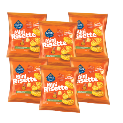 Minirisette Formaggio - Multipack 6 pezzi