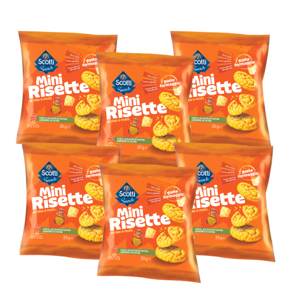 Minirisette Formaggio - Multipack 6 pezzi