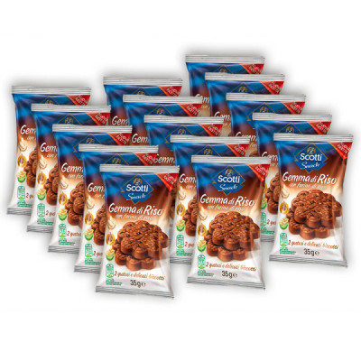 Gemme di riso al cioccolato - Multipack 15 pezzi