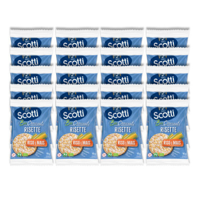 Risette monoporzione Riso e Mais  - Multipack 20 pezzi