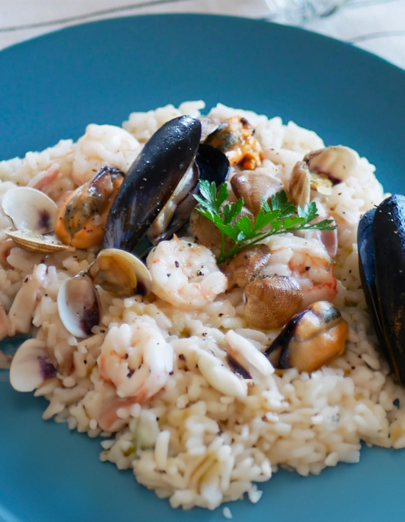 Risotto frutti di Mare Riso Scotti